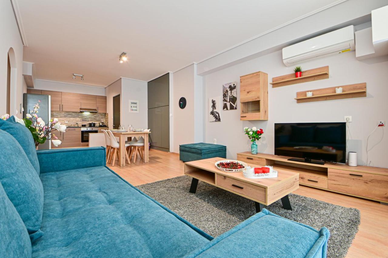 Apartament Modern Flat In The Heart Of Port Of Pireus Zewnętrze zdjęcie